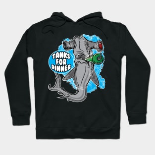 Tanks for Dinner - Hammerhead Shark Hoodie